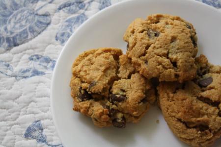 flourless peanut butter and chocolate chip cookies from Southern Living magazine 2