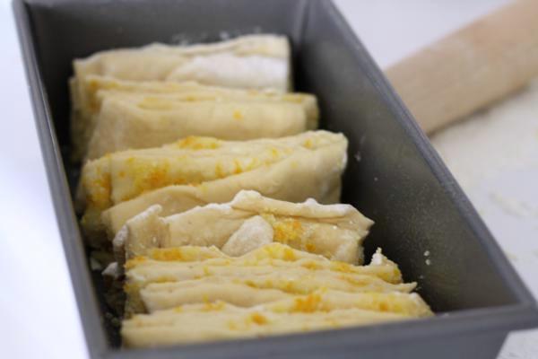 citrus pull apart bread