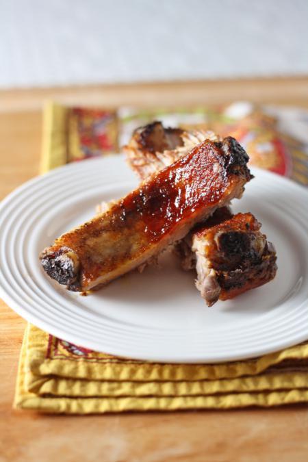 slow cooked oven ribs